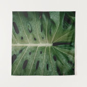 Green leaf plant wandteppich (Vorderseite (Horizontal))