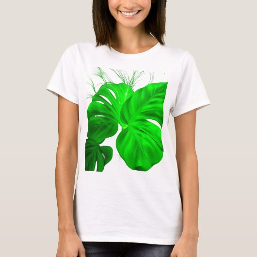 green leaf T-Shirt (Vorderseite)