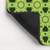 Green Leaf Terrazzo Muster Mousepad (Ecke)