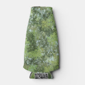 Green Leaf Trees With Blue Sky Peaking Through Art Flaschenkühler (Vorderseite)