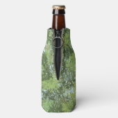 Green Leaf Trees With Blue Sky Peaking Through Art Flaschenkühler (Flasche Rückseite)