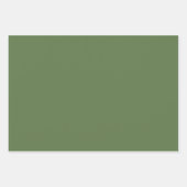 Green Leaf Trees With Blue Sky Peaking Through Art Geschenkpapier Set (Vorderseite 2)