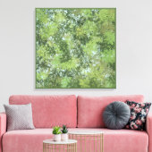 Green Leaf Trees With Blue Sky Peaking Through Art Leinwanddruck (Insitu (Wohnzimmer))