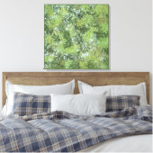 Green Leaf Trees With Blue Sky Peaking Through Art Leinwanddruck (Insitu (Schlafzimmer))