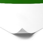 Green Leaf Yin Yang Symbol Poster (Ecke)