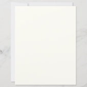 Green Leaves and Berries Stationery Paper (Rückseite)