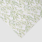 Green Leaves Birthday Seidenpapier (Ausschnitt)