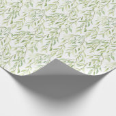 Green Leaves Geschenkpapier (Ecke)