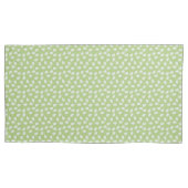 Green Leaves Pattern Pillowcase Kissenbezug (Vorderseite)
