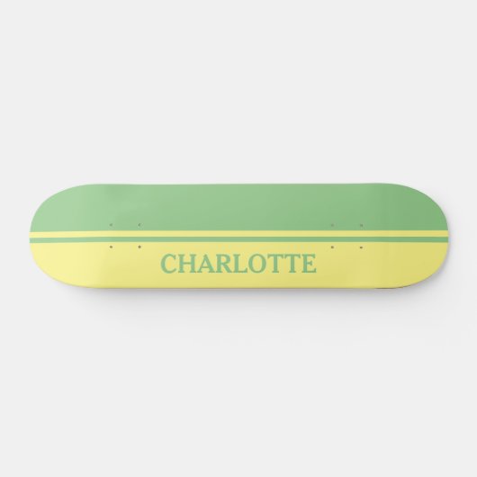 Green & Lemon Skateboard (Horizontal)