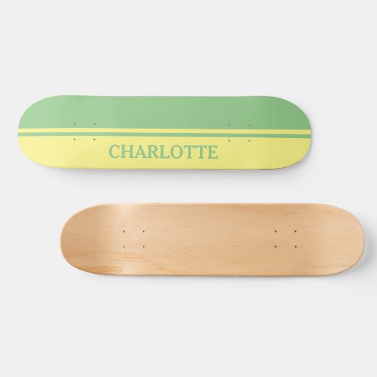 Green & Lemon Skateboard (Horizontal)