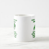 Green Lemons Funny Mug Kaffeetasse (Mittel)