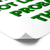 Green Lemons Funny Poster (Ecke)