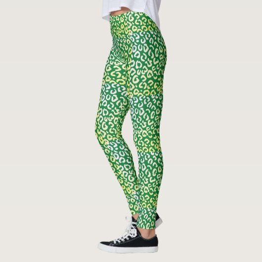 Green Leopard Leggings (Links)