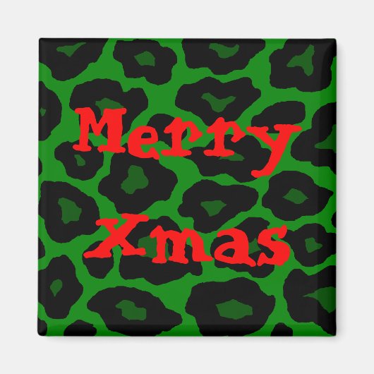 Green Leopard Magnet (Vorne)