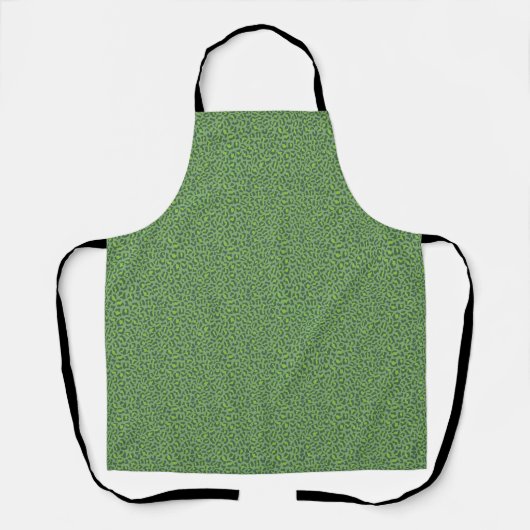 Green leopard skin pattern schürze (Vorderseite)