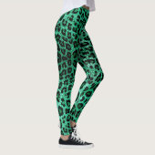 Green Leopard Sparkle Leggings (Rechts)