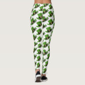 Green Leprechaun Hat St Patrick's Day Leggings (Rückseite)