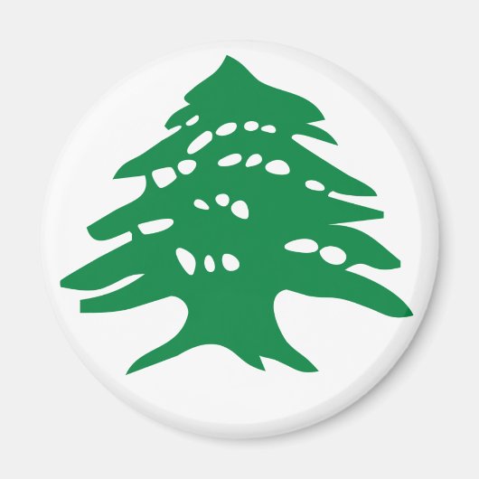 Green Libanon Cedar Magnet (Vorne)