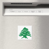 Green Libanon Cedar Magnet (In Situ (Geschirrspüler))