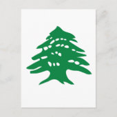 Green Libanon Cedar Postkarte (Vorderseite)