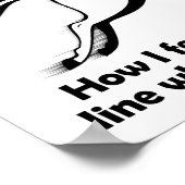 Green Light Knight Funny Poster (Ecke)