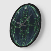 Green Light Technology Wall Clock Große Wanduhr (Winkel)