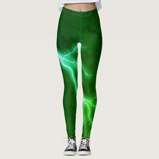 Green Lightning Leggings (Vorderseite)