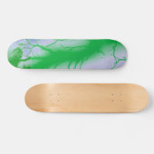 Green Lightning Skateboard (Horizontal)