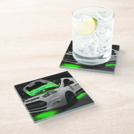 Green Lights Van Glasuntersetzer