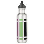 Green Lila Black Hues Edelstahlflasche (Links)