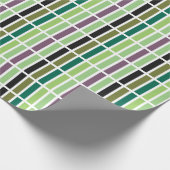 Green Lila Black Hues Geschenkpapier (Ecke)