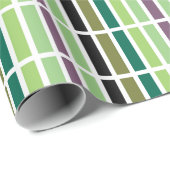 Green Lila Black Hues Geschenkpapier (Rolleneckpunkt)
