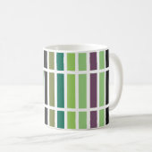 Green Lila Black Hues Kaffeetasse (VorderseiteRechts)