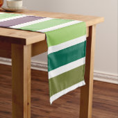 Green Lila Black Hues Kurzer Tischläufer (Beispiel)