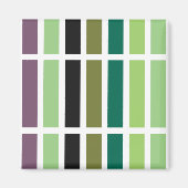 Green Lila Black Hues Magnet (Vorne)