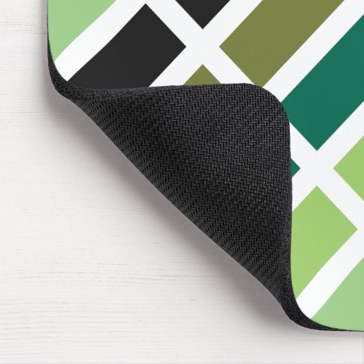 Green Lila Black Hues Mousepad (Ecke)