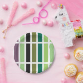 Green Lila Black Hues Pappteller (Party)