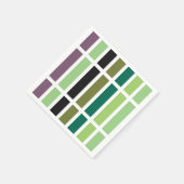 Green Lila Black Hues Serviette (Ecke)