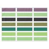 Green Lila Black Hues Tischdecke (Vorderseite (Horizontal))