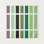 Green Lila Black Hues Wandteppich (Vorderseite)