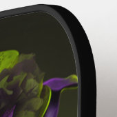 Green Lila Dog Steampunk Tophat Pickleball Schläger (Linke Seite)