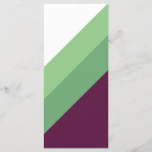 Green Lila King Protea Menükarte (Rückseite)