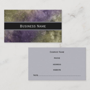 Green Lila Marble Classic Business Card Visitenkarte