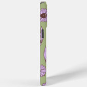 Green Lila Retro Y2K Funky Hippie Blume Muster Case-Mate iPhone Hülle (Rückseite / Rechts)