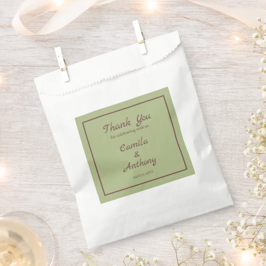 Green Lila Retro Y2K Funky Hippie Blume Muster Geschenktütchen (Ausgeschnitten)