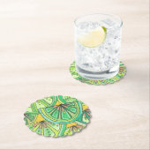 Green Limey Scalloped Untersetzer (Vor Ort)