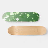 Green Limon Paint Splash Abstrakt Skateboard (Horizontal)