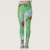 Green Limon Sorbet Leggings (Vorderseite)