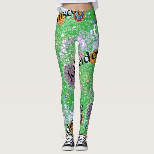 Green Limon Sorbet Leggings (Vorderseite)